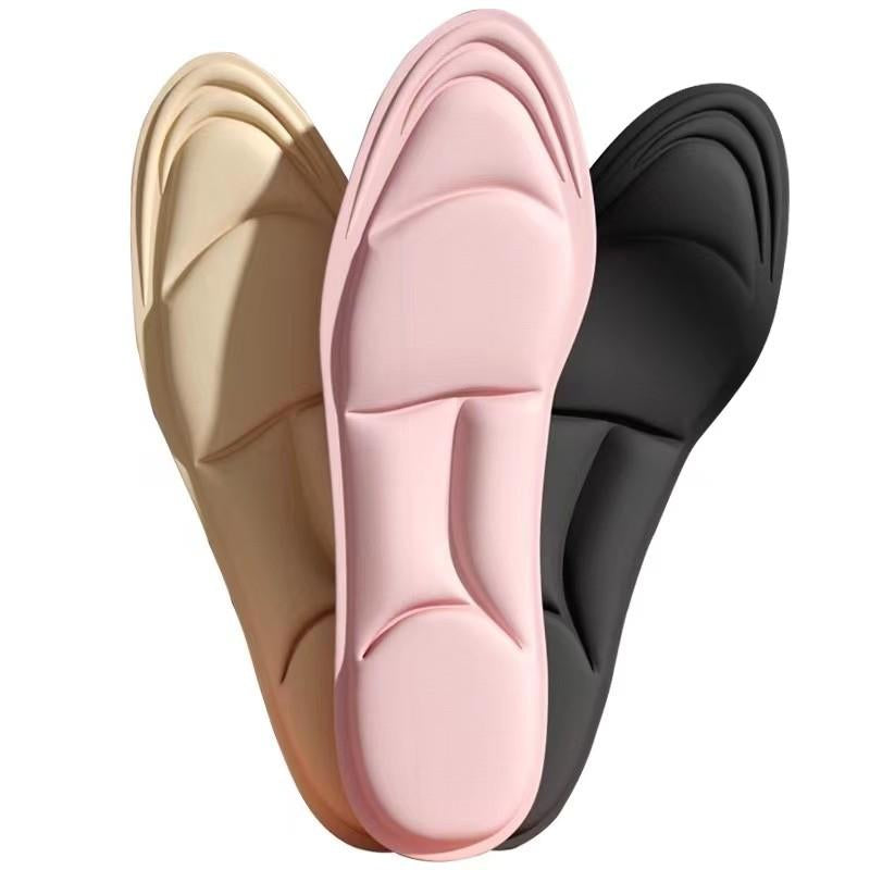 Super Soft Shock Absorption Support Rebound 5D Shoes Insoles for Feet Men Woman Running Sports Insole Arch Support Plantar Fasciitis Shoe Pads Memory Foam Shoe Sole Suitable for Outdoor Hiking(1Piar)